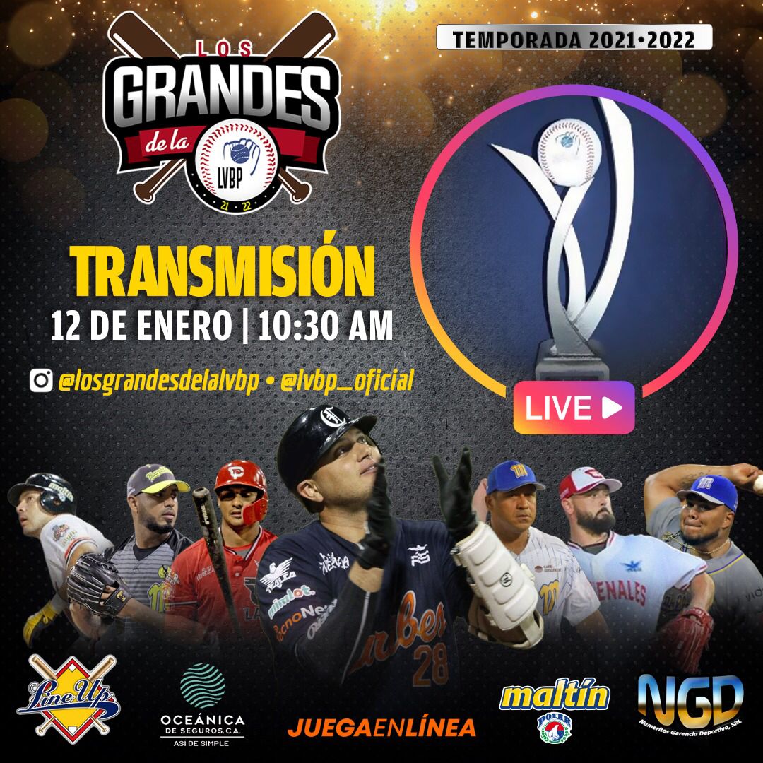 LOS GRANDES DE LA LVBP RECIBIRÁN SUS GALARDONES ESTE MIÉRCOLES