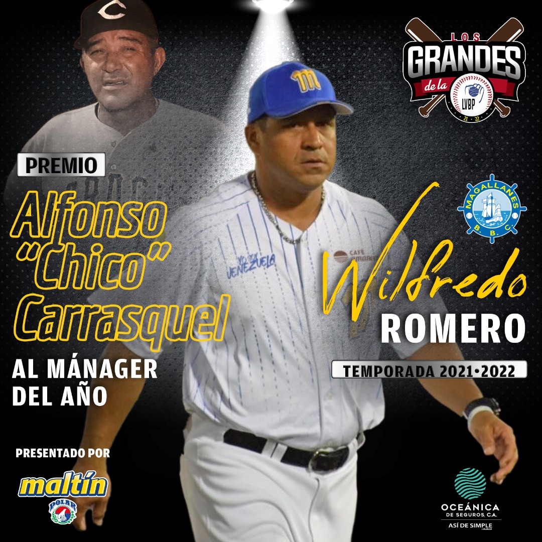 WILFREDO ROMERO LLEVARÁ EL PREMIO “CHICO” CARRASQUEL A PUERTO SEGURO