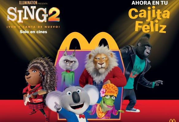 Llegaron los personajes de Sing2 a la cajita feliz de McDonald’s