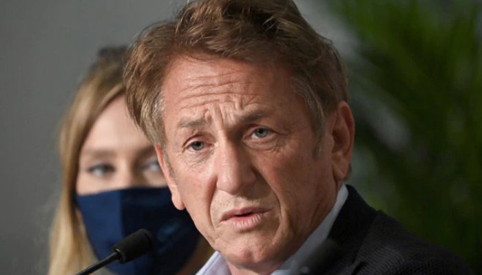 El actor Sean Penn en Ucrania filmando un documental sobre la invasión rusa