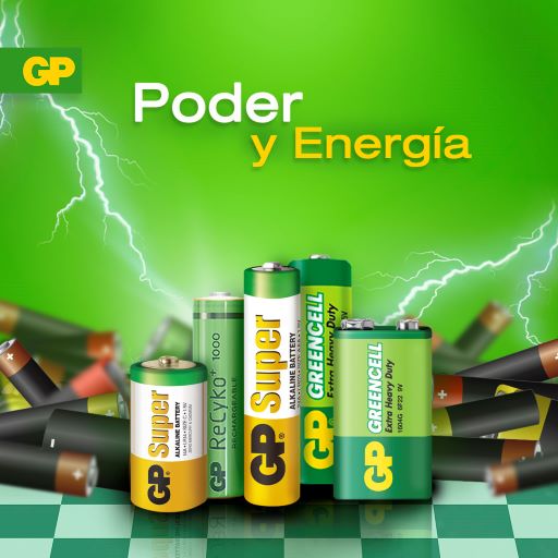 Buenas tardes estimado amigo periodista, siempre es un placer compartir las buenas noticias, en esta ocasión;    image.png  CONSIGUE LA MAYOR ENERGÍA CON LAS PILAS Y BATERÍAS DE GP BATTERIES