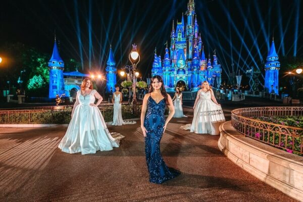 Bellas novias inspiradas en los cuentos de hadas de Disney.