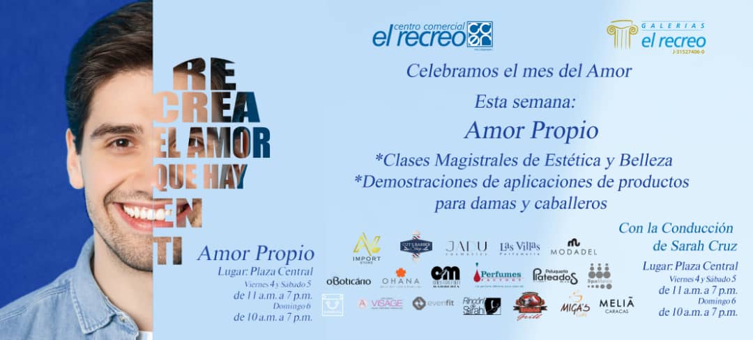 En el mes del amor Centro Comercial El Recreo sigue celebrando sus 22 años