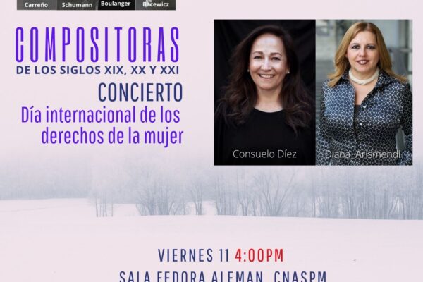 La Embajada de Francia en Venezuela presenta conciertos de  Compositoras de los siglos XIX, XX y XXI  para conmemorar el día internacional de los derechos las mujeres