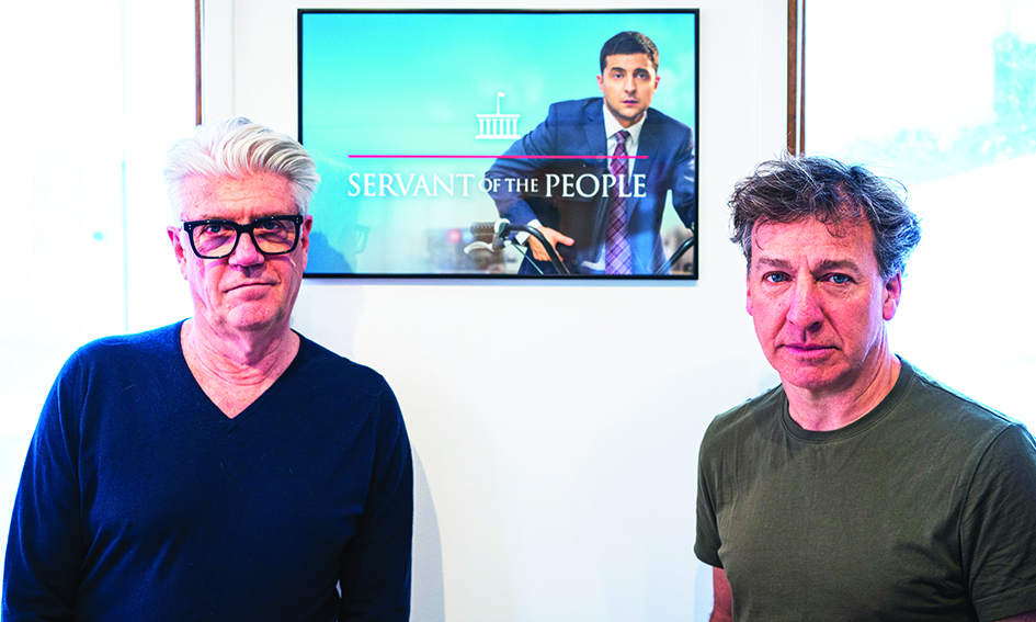 El mundo clama por transmitir la exitosa serie de televisión del presidente ucraniano