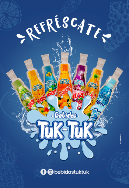 BEBIDAS TUK-TUK, LO REFRESCANTE DE LA FRUTA CON SABORES INIGUALABLES