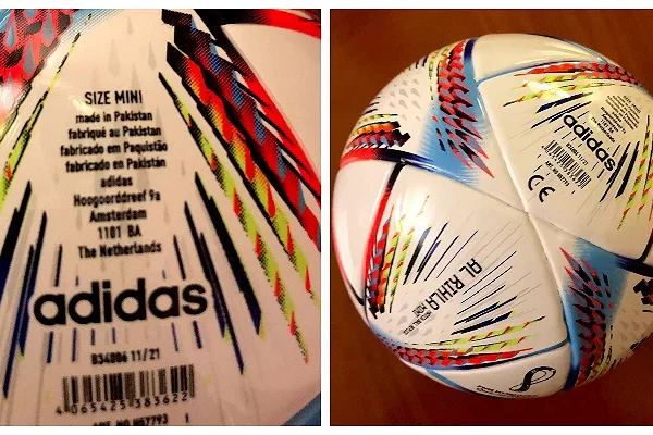 Balones de fútbol fabricados por Paquistán se utilizarán en la Copa Mundial de la FIFA 2022