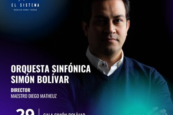 El Maestro Diego Matheuz dirige a la Sinfónica Simón Bolívar