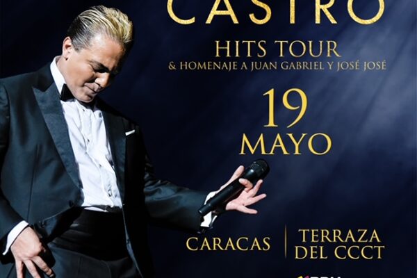 Cristian Castro enamorará a Caracas el 19 de mayo con “Cristian Castro Hits Tour & Homenaje a Juan Gabriel y José José”