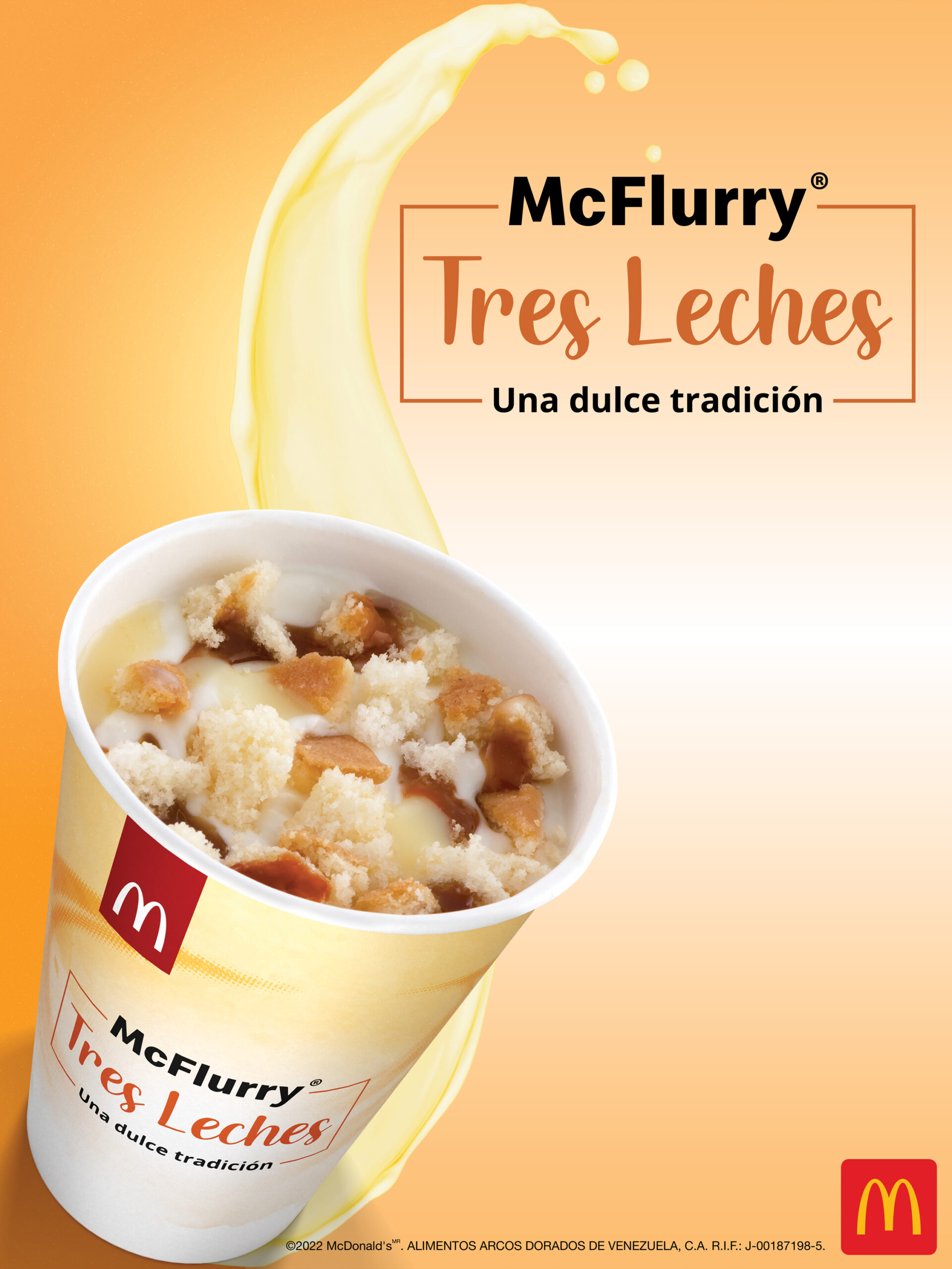McDonald’s Venezuela incorpora el McFlurry  Tres Leches