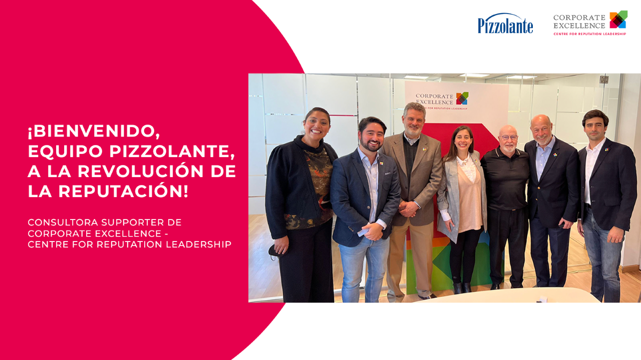 PIZZOLANTE se une a Corporate Excellence – Centre for Reputation Leadership – como Consultora Supporter