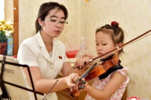 Los niños músicos están creciendo en RPD de Corea