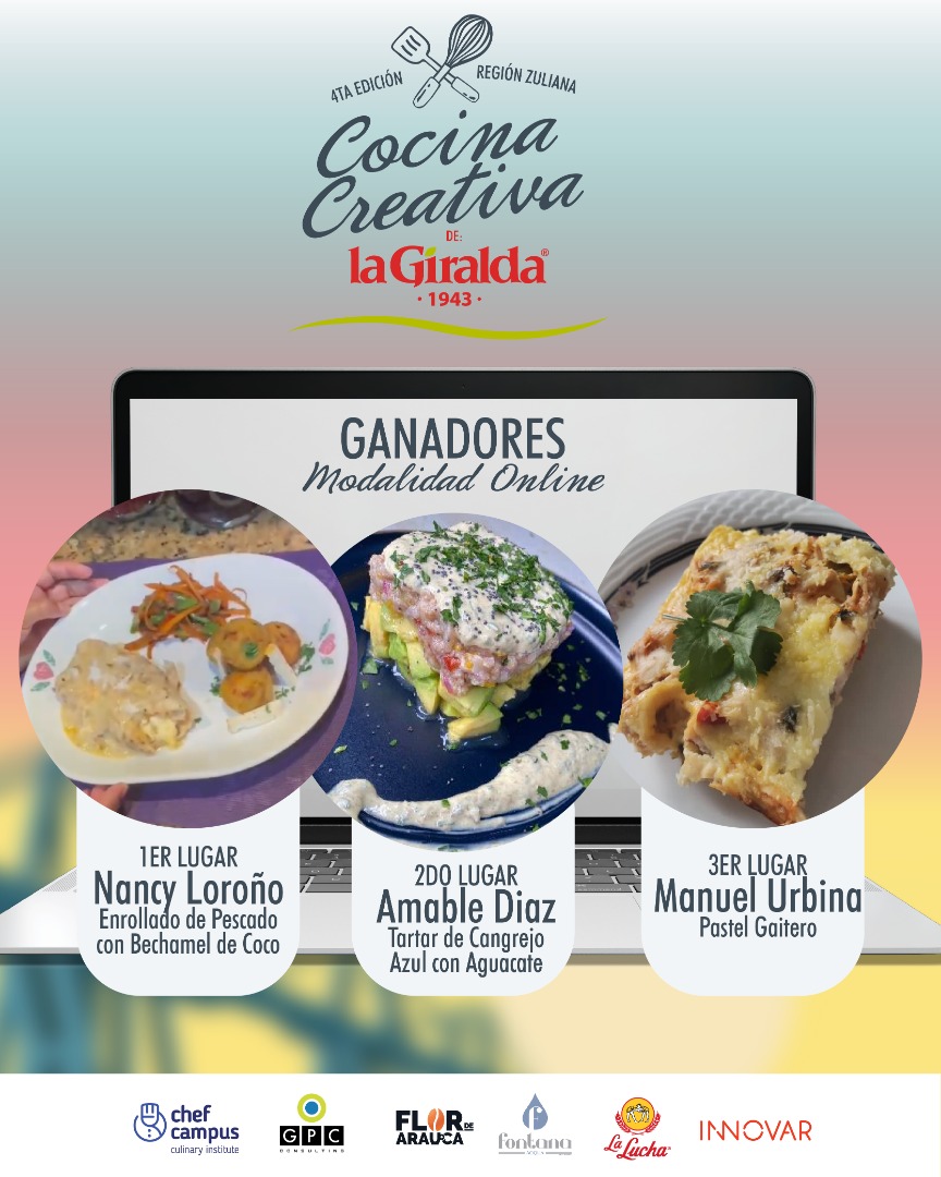 ALIMENTOS LA GIRALDA Y CHEF CAMPUS CULINARY INSTITUTE ANUNCIAN LOS GANADORES DE LA 4TA EDICIÓN