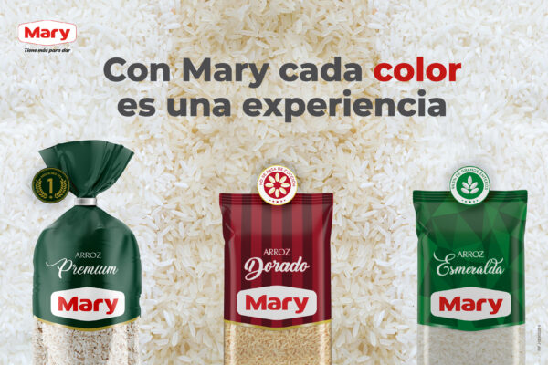 “Con Mary cada color es una experiencia” Alimentos Mary lanza campaña educacional de arroz