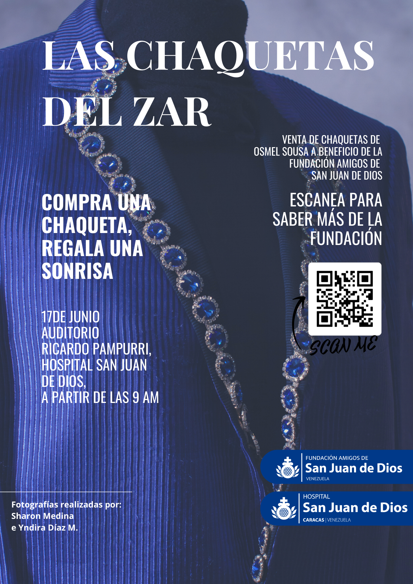 El Zar de la Belleza, Osmel Sousa, dona sus chaquetas para recaudar fondos para pacientes pediátricos