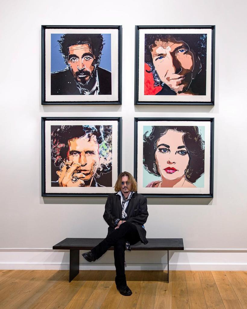 Johnny Depp vende su obra de arte por 3 millones de libras