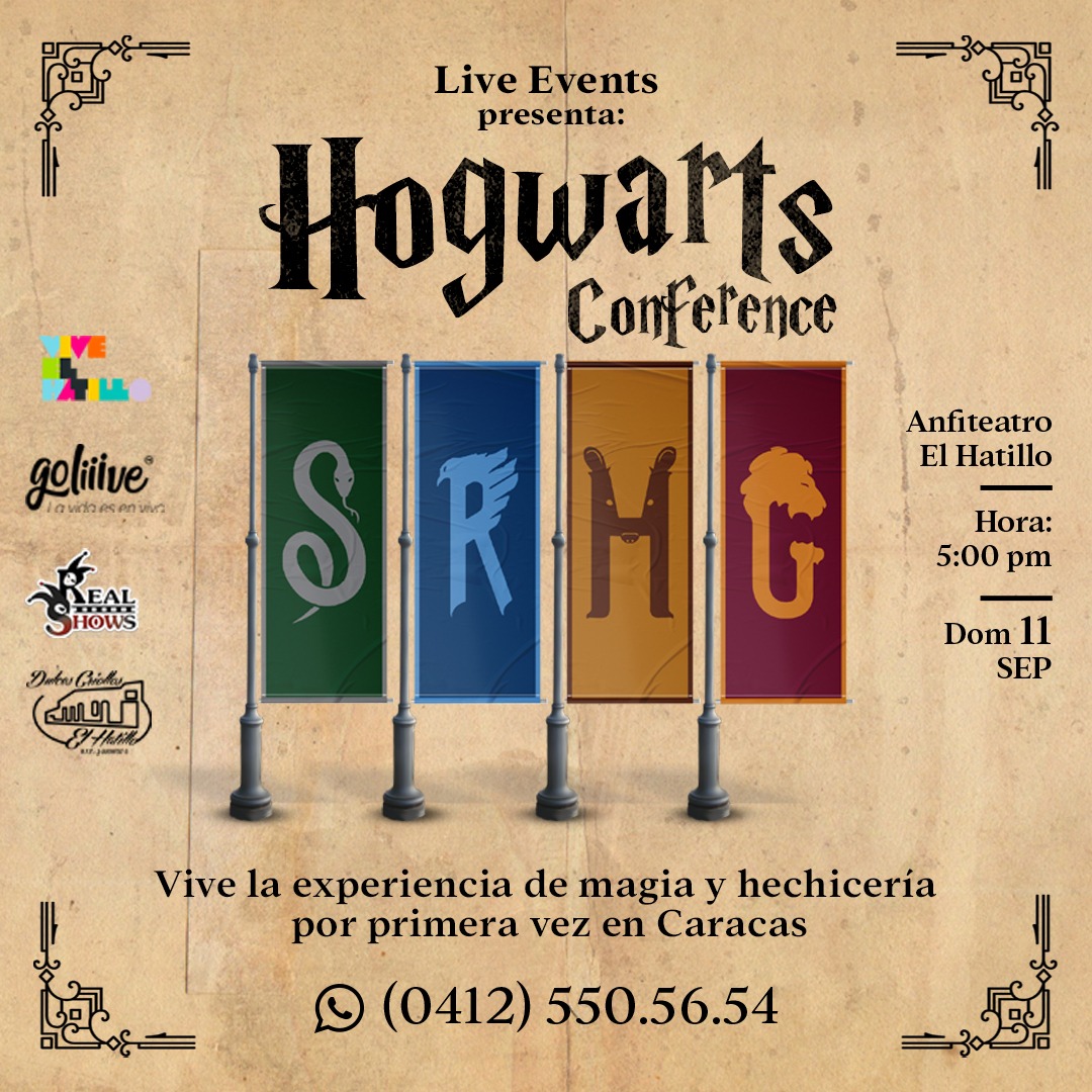 Hogwarts Conference trae una experiencia mágica a Caracas el 11 de Septiembre