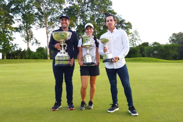 Santiago Quintero y Vanessa Gilly   campeones en Nacional Amateur de golf