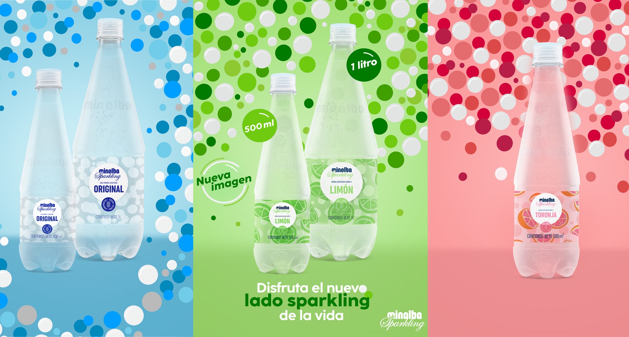 Minalba Sparkling estrena presentación y burbujeante imagen
