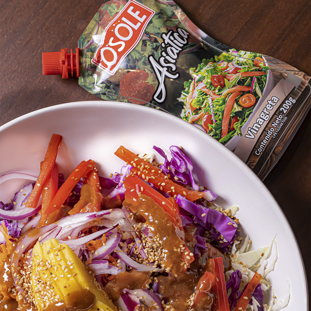 PREPARA UNA DELICIOSA ENSALADA ASIÁTICA AL ESTILO O’SOLE R