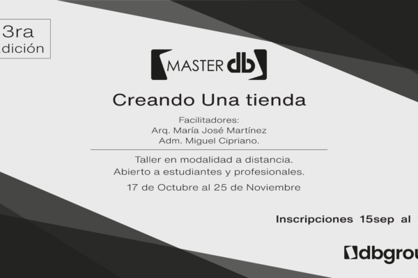 PRONTO NUEVA EDICIÓN DEL MASTER db «CREANDO UNA TIENDA»