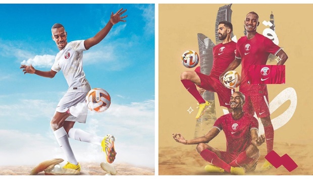 Qatar presenta sus camisetas de la Copa del Mundo
