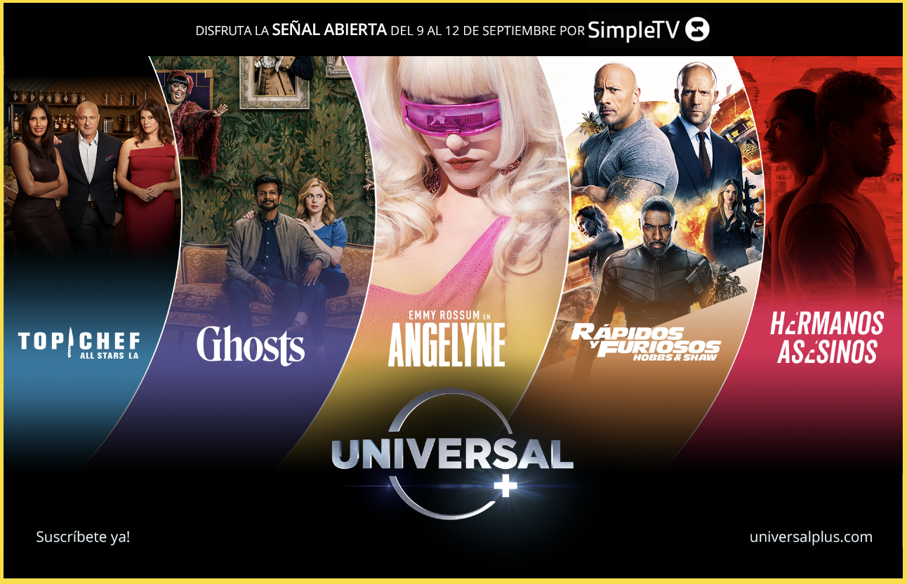 UNIVERSAL+ LLEGA A VENEZUELA CON ESTRENOS EXCLUSIVOS A TRAVÉS DE SIMPLETV