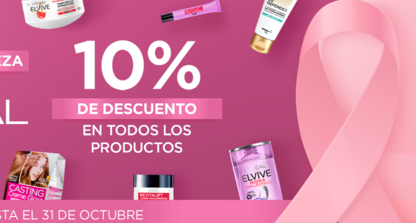 L’Oréal Paris es más rosa que nunca: La marca aporta su grano de arena por una buena causa