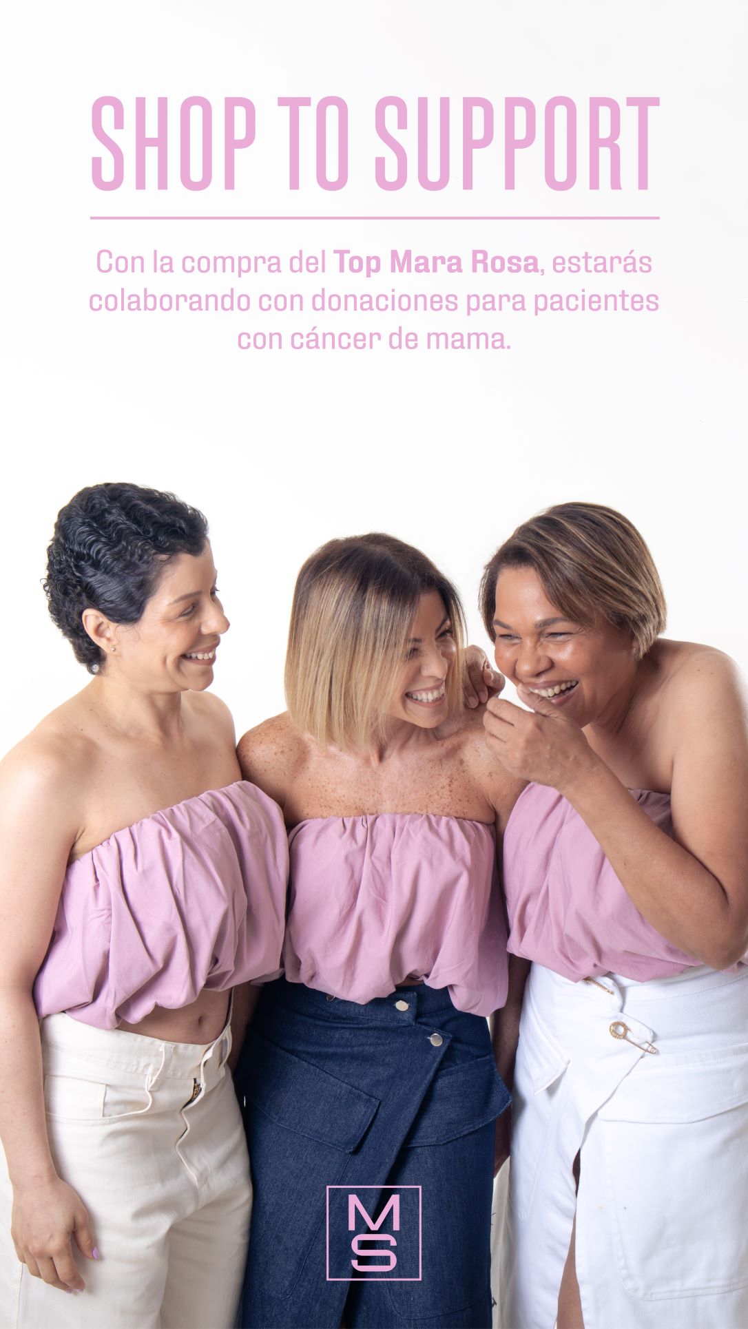 MAYELA SAIN goes pink durante el mes de octubre.