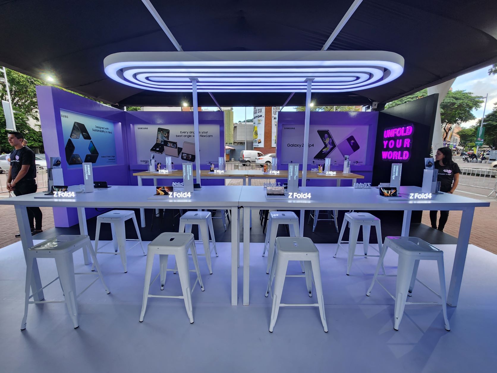 Samsung inaugura su Galaxy Studio en Caracas, un espacio para conocer los Galaxy Z Flip4 y Galaxy Z Fold4