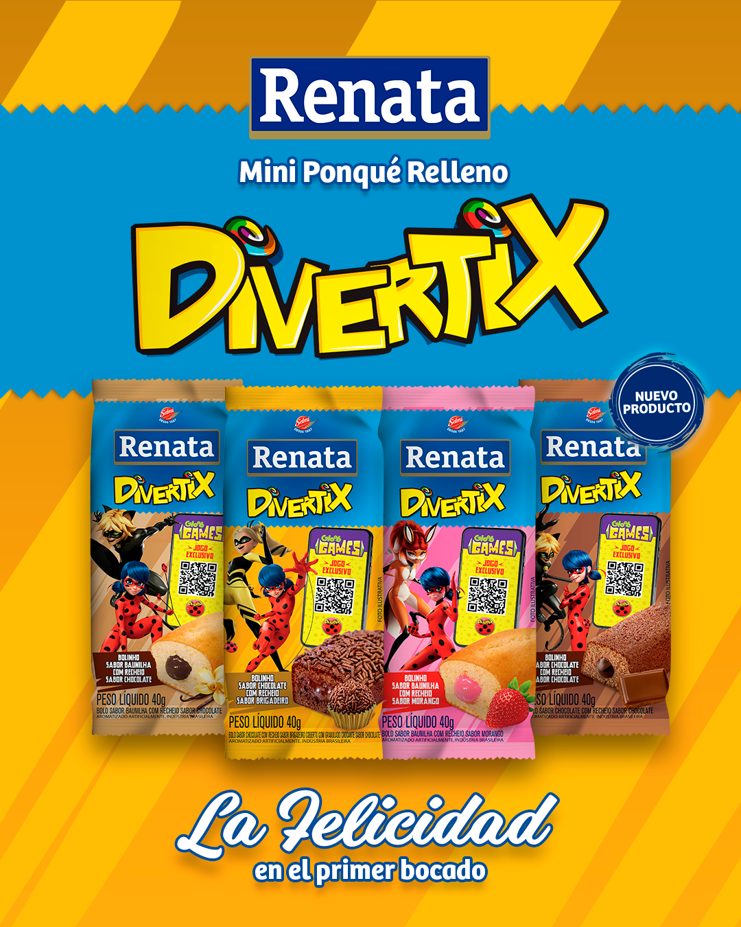 ¡Llegaron los minis ponqués de Renata para los más pequeños de la casa!