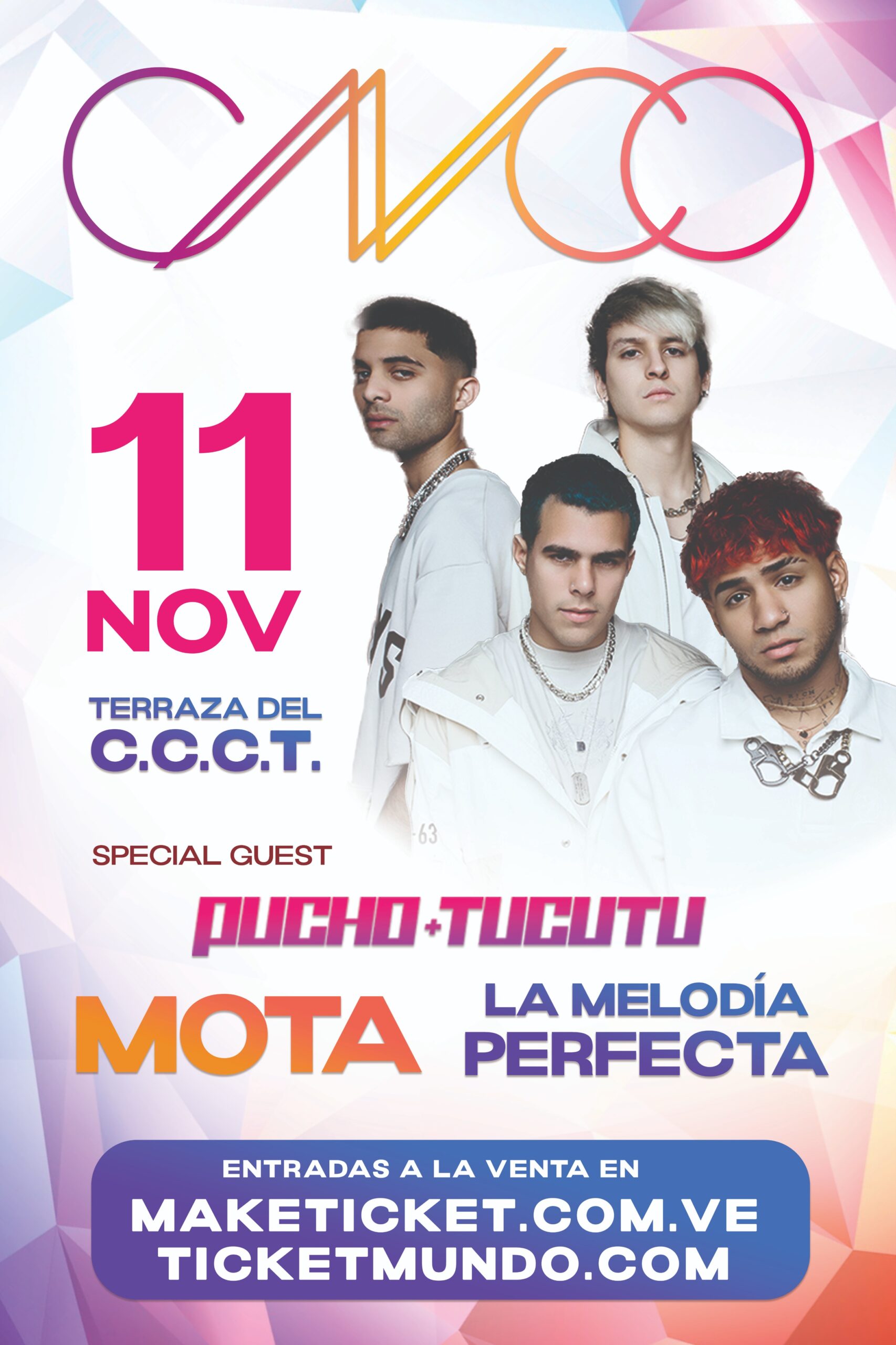 Ahora los fans de CNCO los podrán ver cerquita