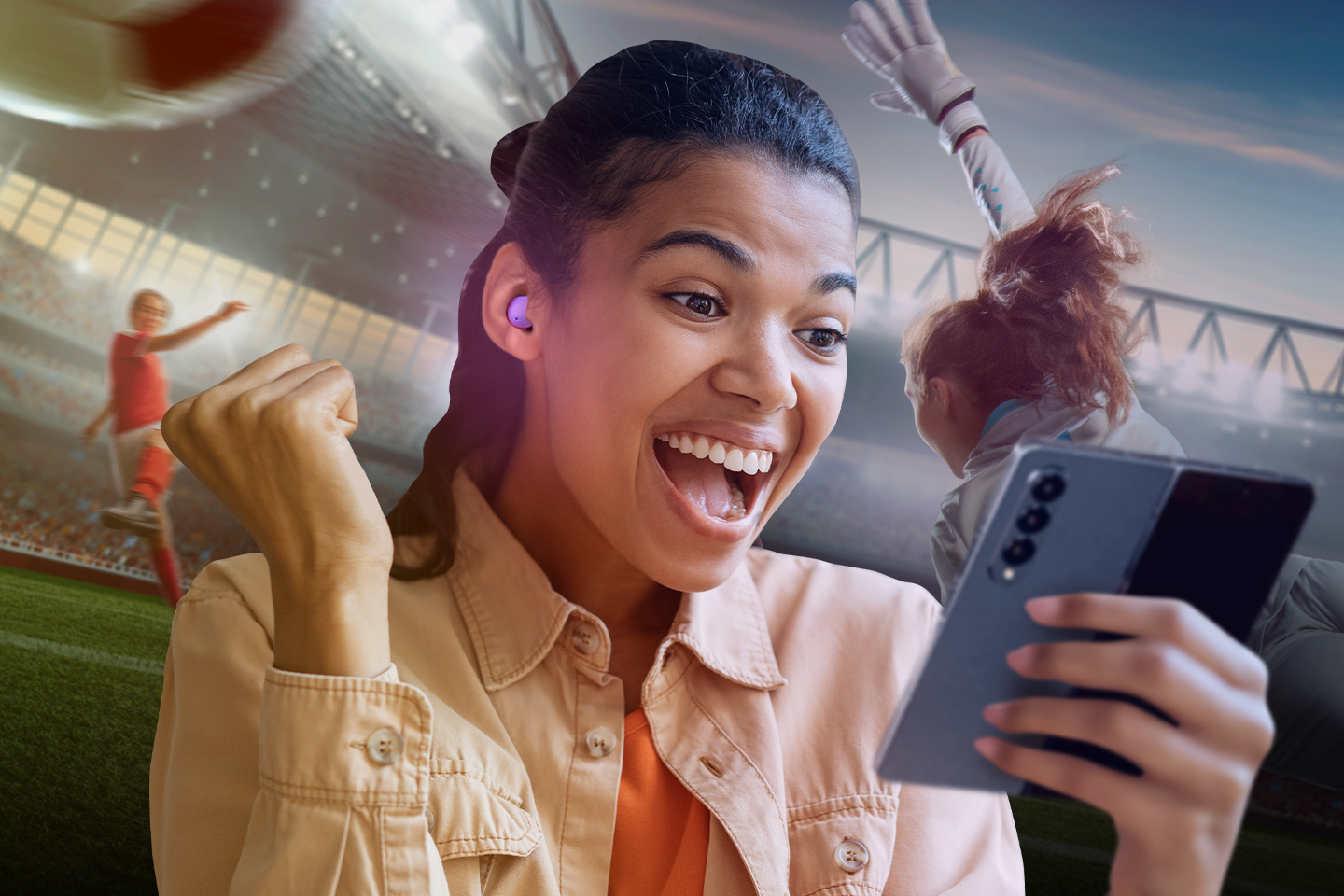 3 consejos para aprovechar al máximo cada evento deportivo con el Samsung Galaxy Z Flip4, Z Fold4 y Buds2 Pro