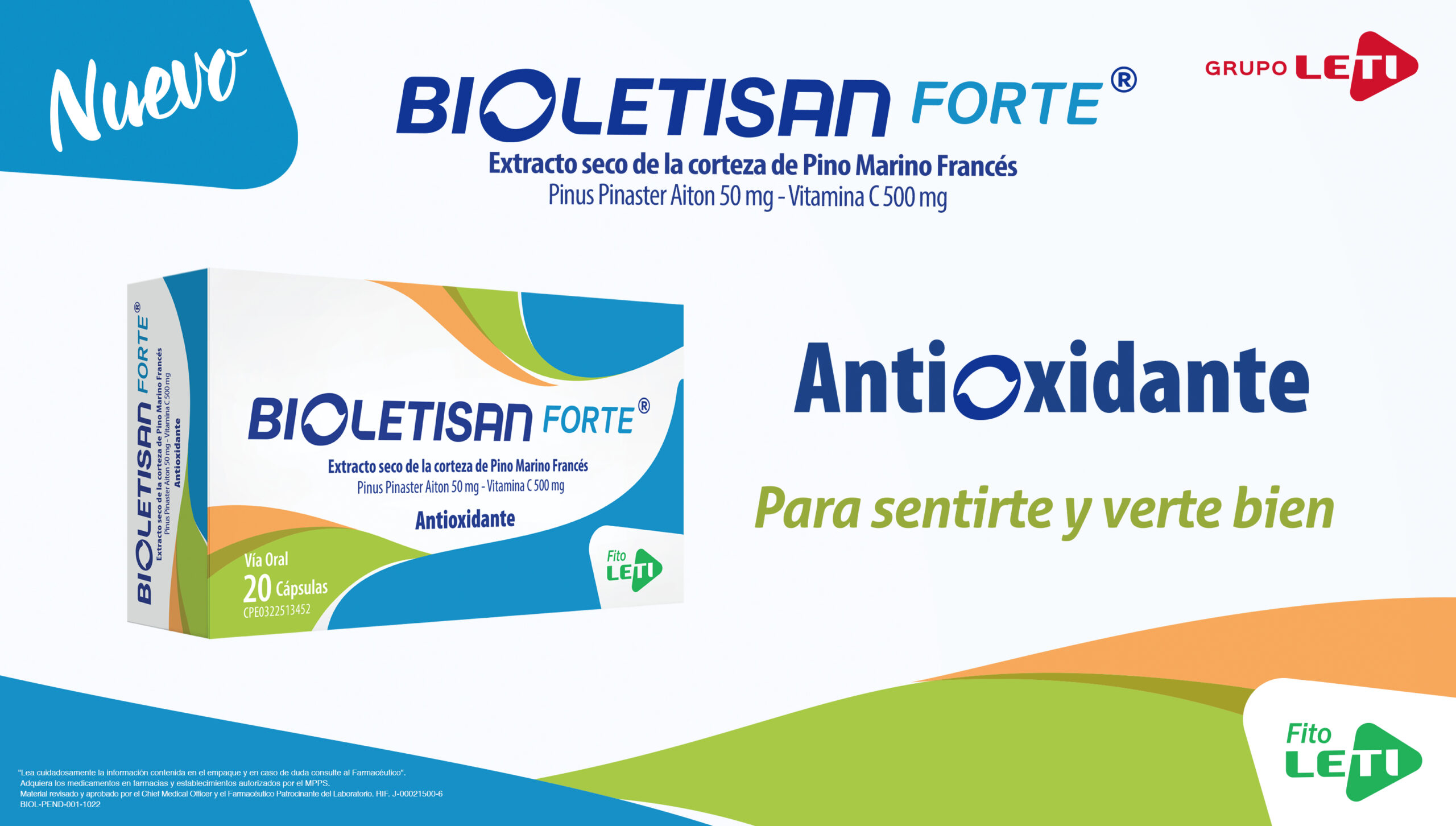 Grupo LETI lanza una innovadora combinación al mercado farmacéutico con su nuevo producto BIOLETISAN FORTE