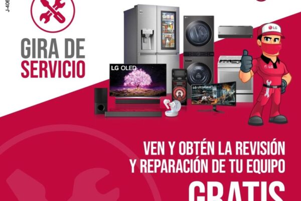 LG Electronics llevará su Gira de Servicio a tres ciudades  para despedir el 2022