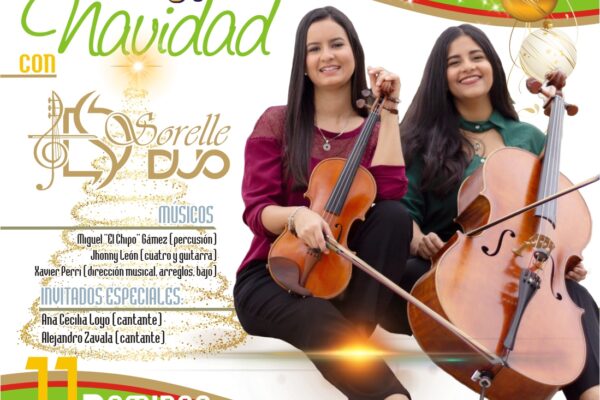 El Sorelle Dúo presenta en concierto sus “Cuerdas de Navidad”