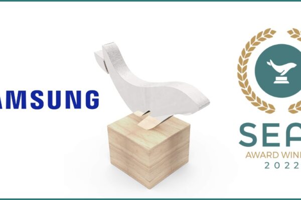Samsung Electronics recibe el premio SEAL de Sostenibilidad Empresarial 2022 por la reutilización de plástico que se destinaría al océano