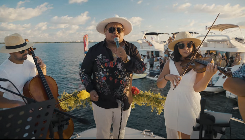Desde un yate en Miami, El Canario de Cazorla enaltece el folclore venezolano con «Tributo al llano desde el mar»