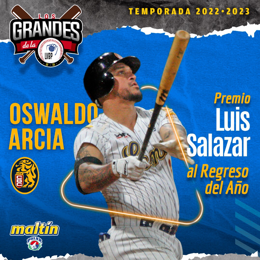 OSWALDO ARCIA ES EL REGRESO DEL AÑO
