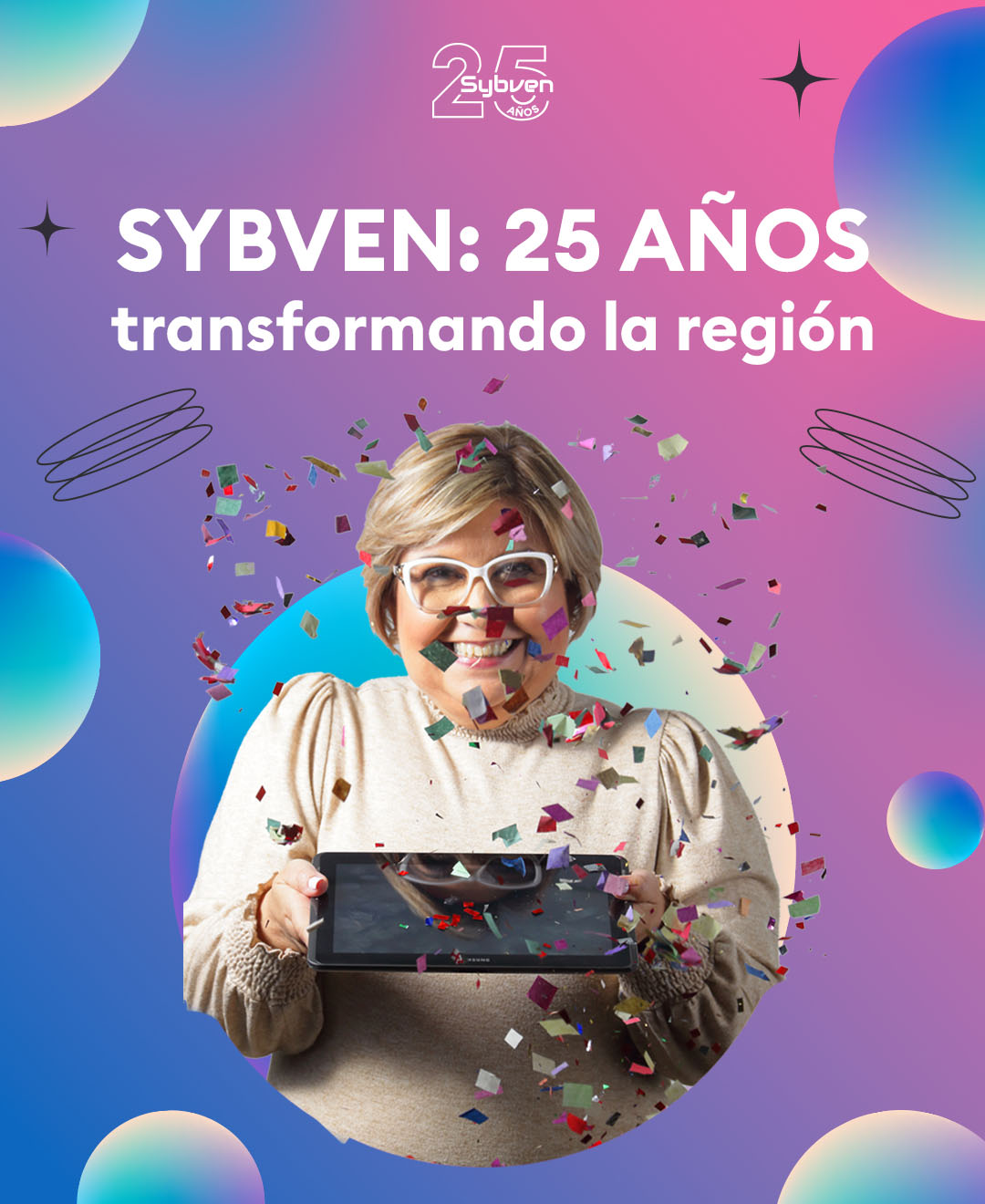 Sybven cumple 25 años transformando la región