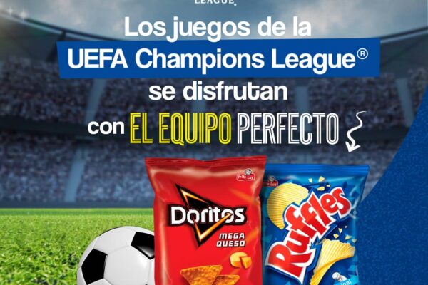 ¡Sé parte del Equipo Perfecto junto a Doritos®, Ruffles y la UEFA Champions League 2023!