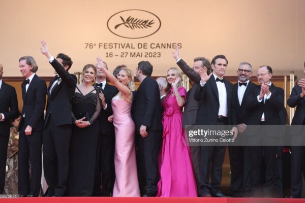 Hope Davis brilla en Cannes con vestido de  Carolina Herrera