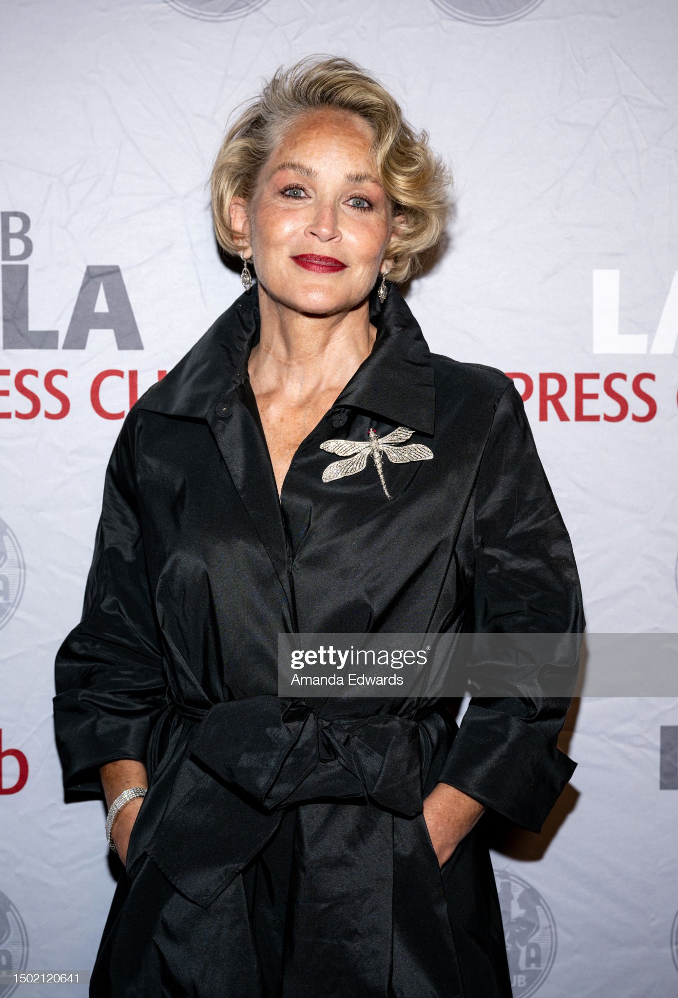 SHARON STONE VISTE CH CAROLINA HERRERA