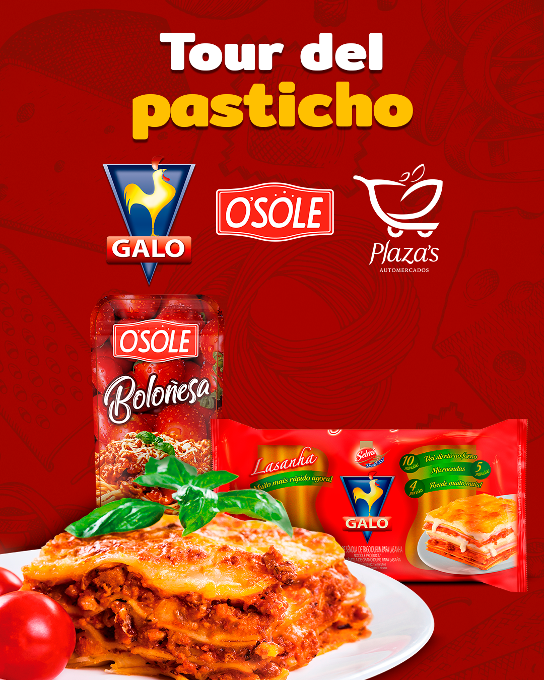 Galo presenta su Tour del Pasticho para celebrar este delicioso platillo