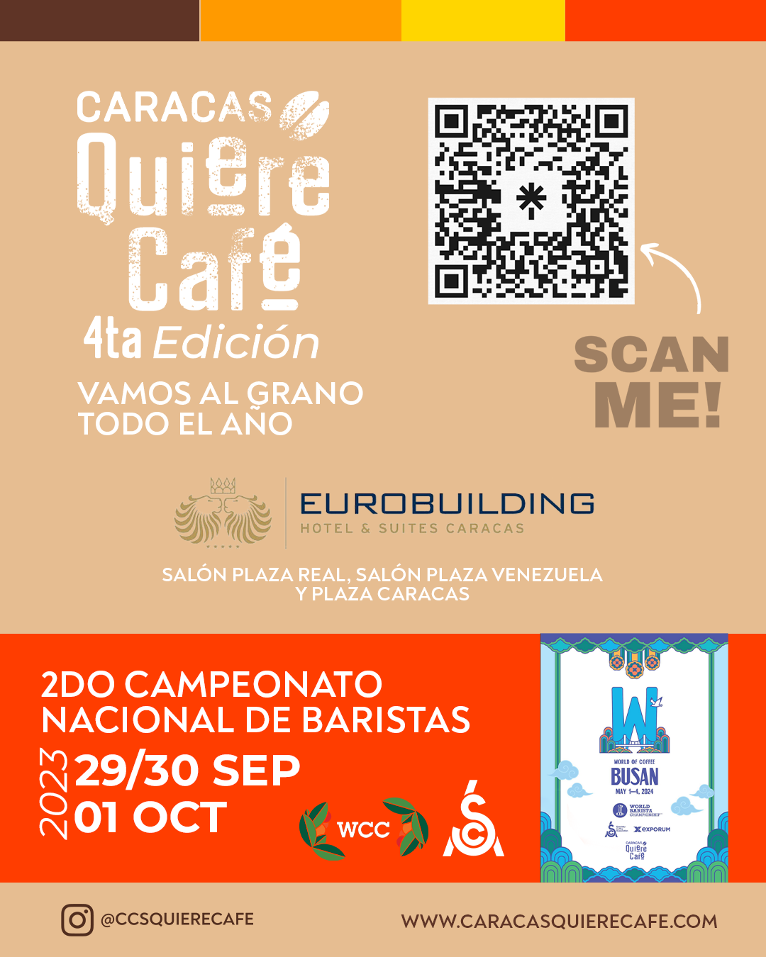 LA 4TA EDICIÓN DE CARACAS QUIERE CAFÉ ENALTECE A LOS BARISTAS VENEZOLANOS