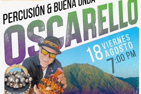 OSCARELLO Presenta en Vivo su álbum debut Percusión y Buena Onda