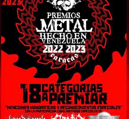 Lista la III Edición de los Premios Metal Hecho en Venezuela con 18 categorías