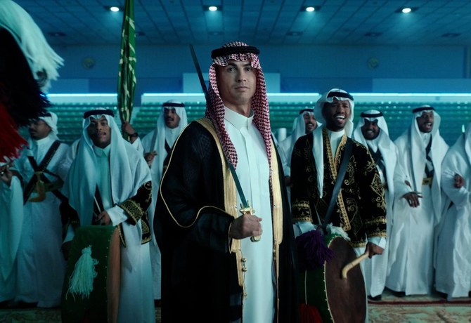 Ronaldo y sus compañeros de equipo visten el atuendo tradicional saudita en el video del Día Nacional de Nassr Saudi