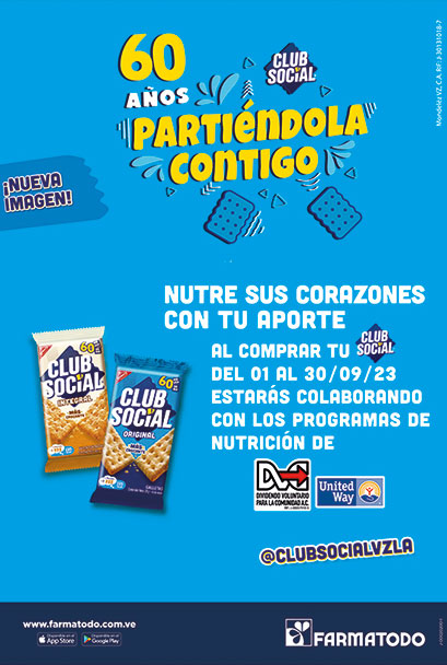 CLUB SOCIAL EN SUS 60 AÑOS APOYA LOS PROGRAMAS  DE ALIMENTACIÓN DEL DIVIDENDO VOLUNTARIO PARA LA COMUNIDAD