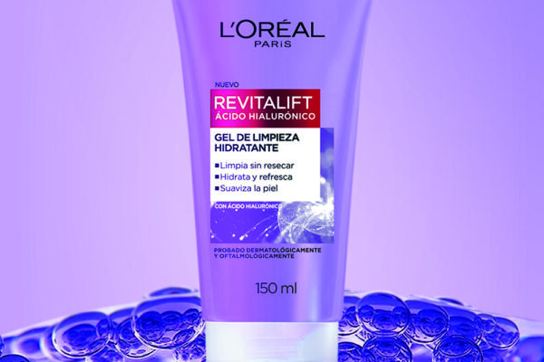 Refresca y suaviza tu piel con Revitalift Ácido Hialurónico Gel Limpiador de L’Oréal Paris